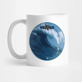 Texas Style Lone Surfer Mug